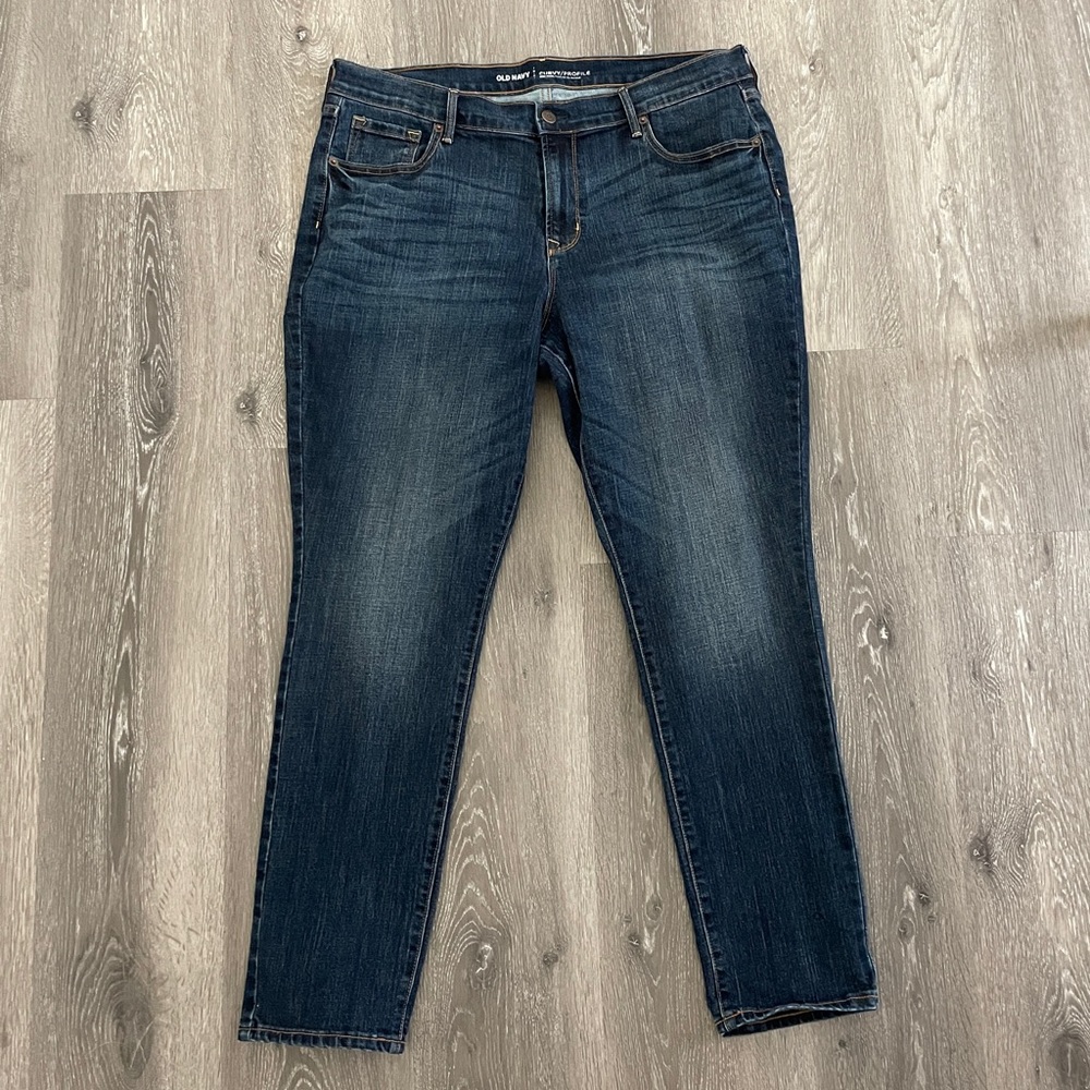 Old Navy Curvy Mid Rise Jeans